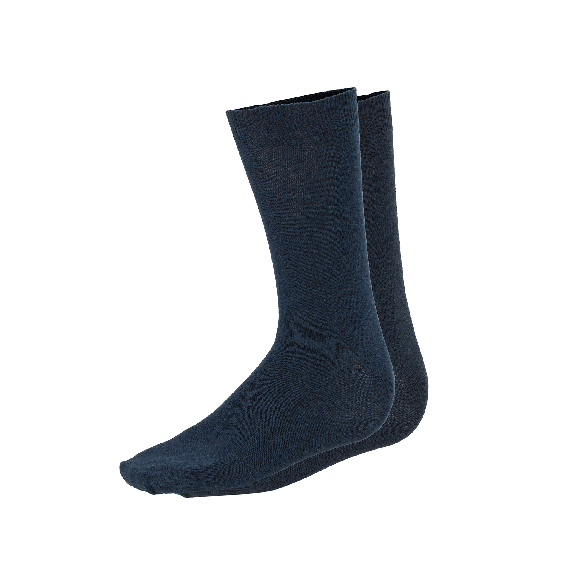 Main Copenhagen navy strømper – blød bomuldsblend og tidløst look til både formelle og afslappede dage.