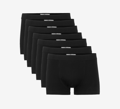 Bundle offer with 7 pcs. black underpants